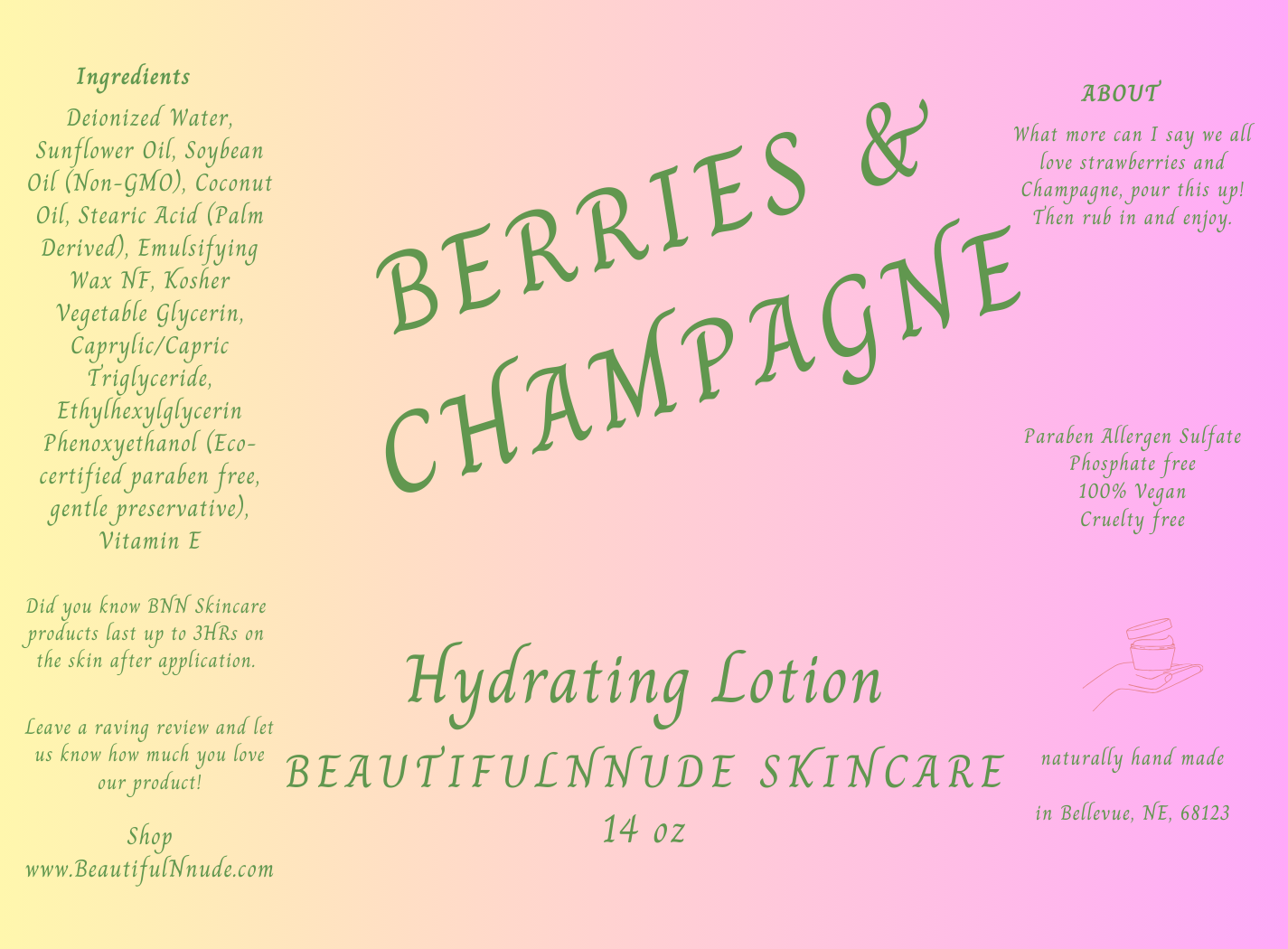 Berries & Champagne Lotion