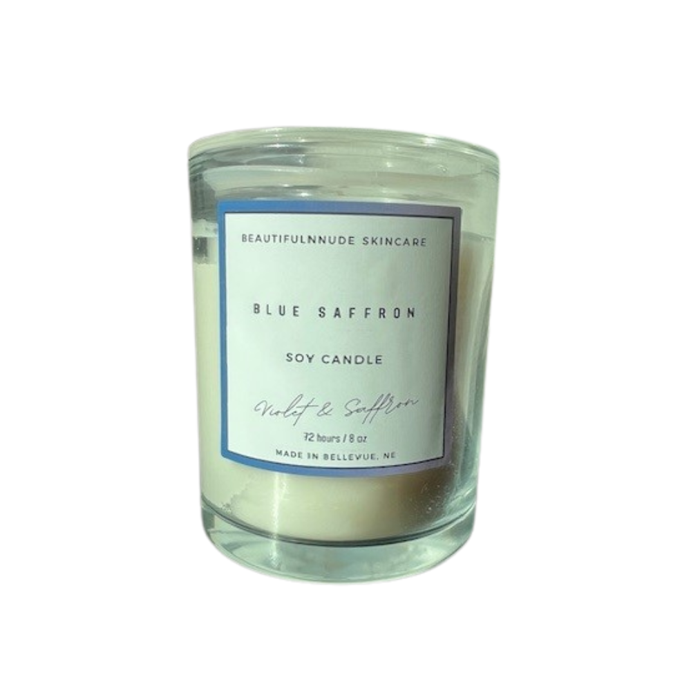 Blue Safrron Candle