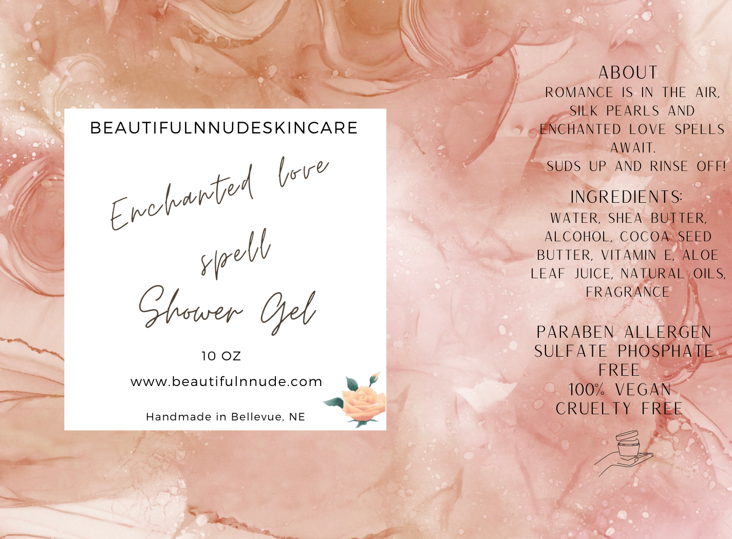 Enchanted Love Spell Shower Gel