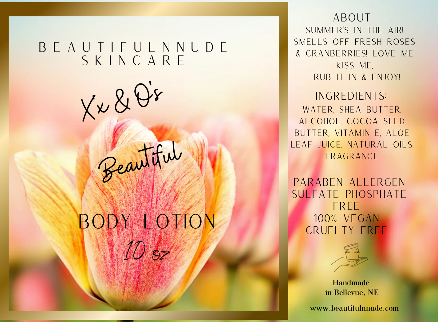 X’s & O’s Beautiful Body Lotion