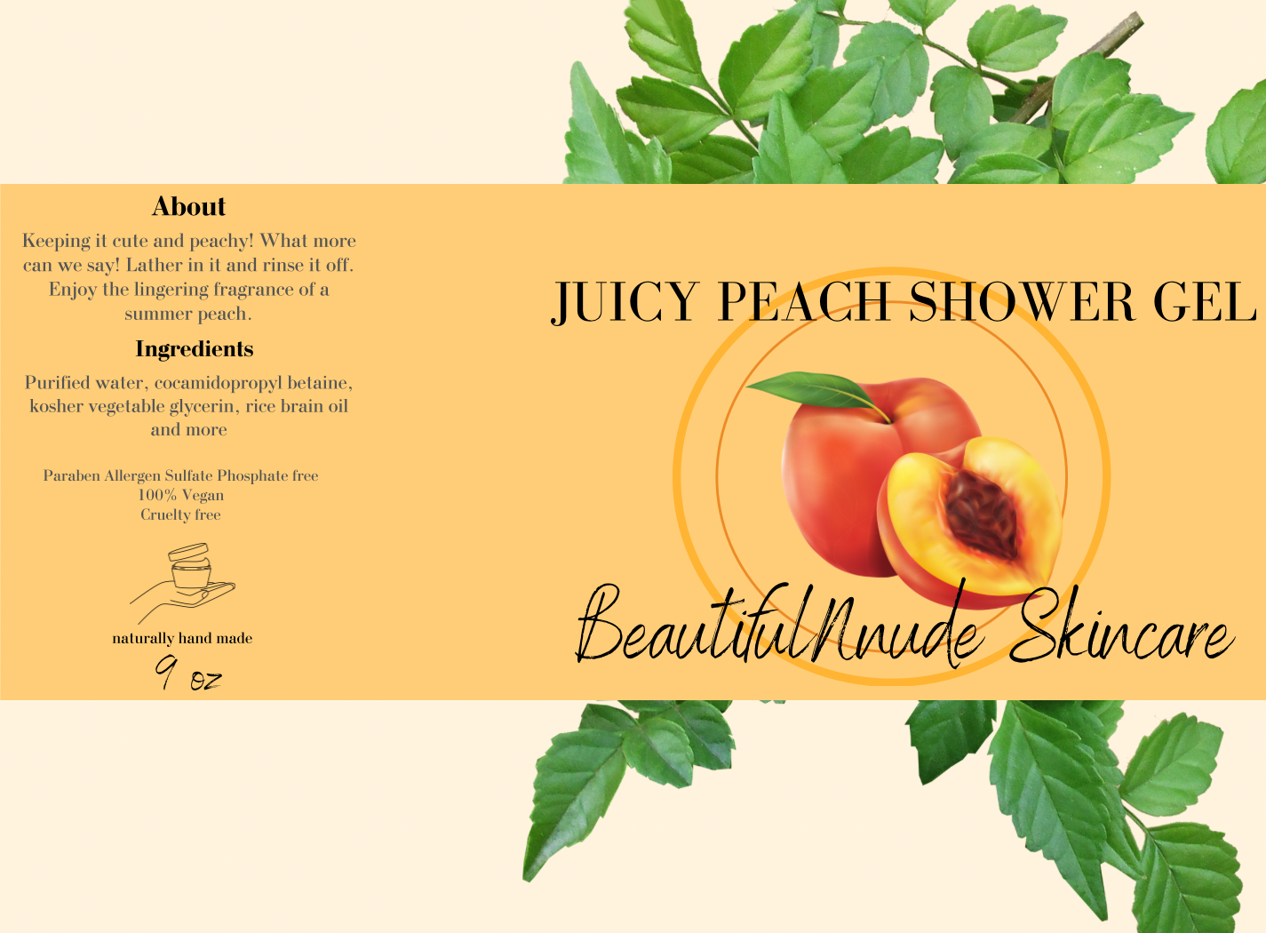 Juicy Peach Shower Gel